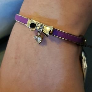 Juicy Couture Jewelry - Juicy Couture purple-bow bangle bracelet Juicy Couture Jewelry - Juicy Couture purple-bow bangle bracelet